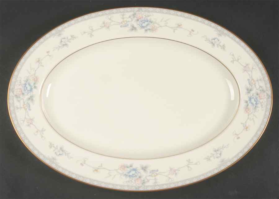Mandarin Garden 16" Oval Serving Platter by Noritake-1