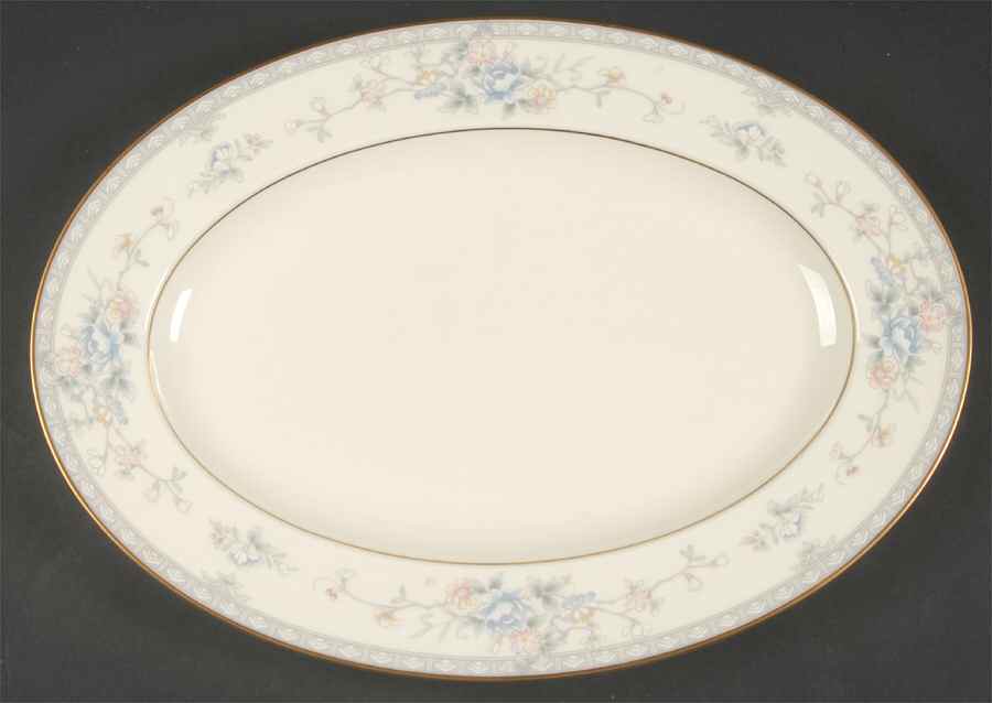 Mandarin Garden 14" Oval Serving Platter by Noritake-1