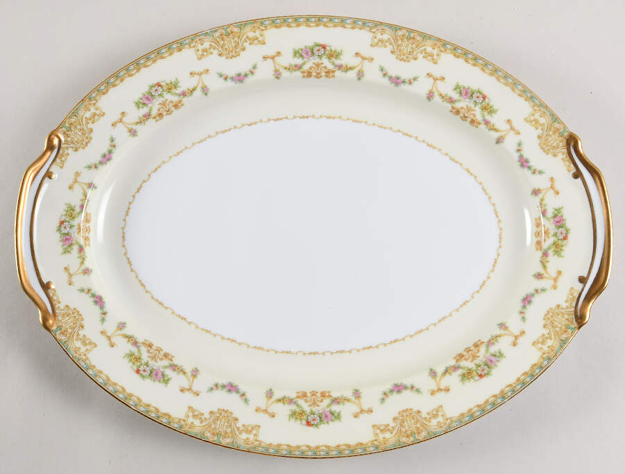 Magnolia 16" Oval Serving Platter by Noritake-1