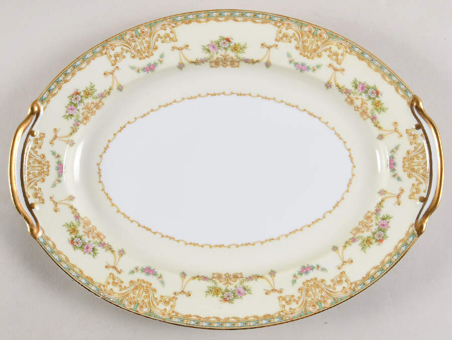 Magnolia 11" Oval Serving Platter by Noritake-1