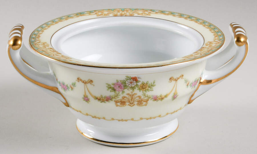 Magnolia Sugar Bowl No Lid by Noritake-1