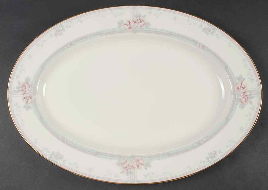 Magnificence 16" Oval Serving Platter by Noritake-1
