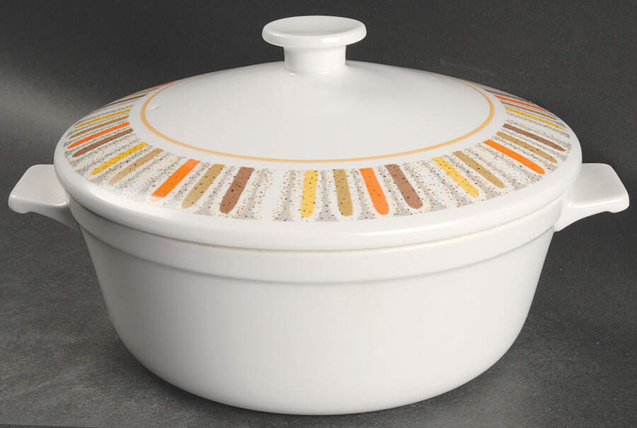 Mardi Gras 2.25 Qt Round Covered Casserole by Noritake-1