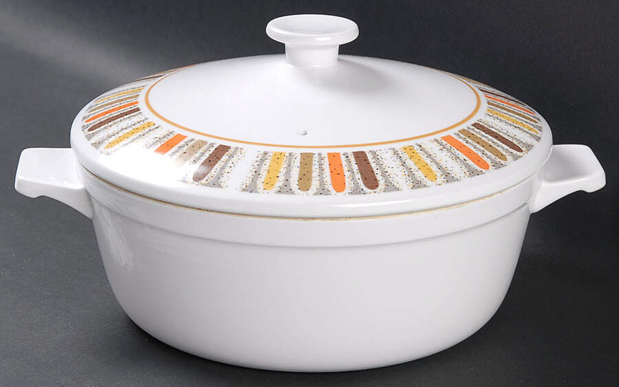 Mardi Gras 1.75 Qt Round Covered Casserole by Noritake-1