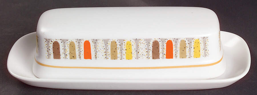 Mardi Gras 1/4 Lb Covered Butter by Noritake-1