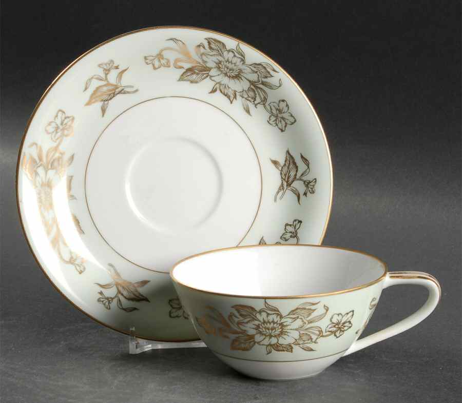 Maitland Flat Cup & Saucer Set by Noritake-1