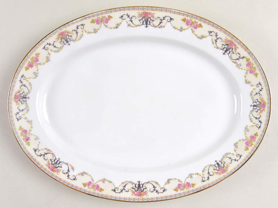 Majestic 11" Oval Serving Platter by Noritake-1