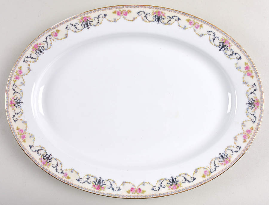 Majestic 13" Oval Serving Platter by Noritake-1