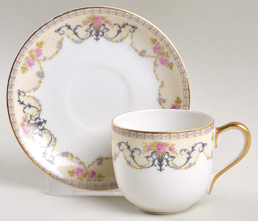 Majestic Flat Demitasse Cup & Saucer Set by Noritake-1