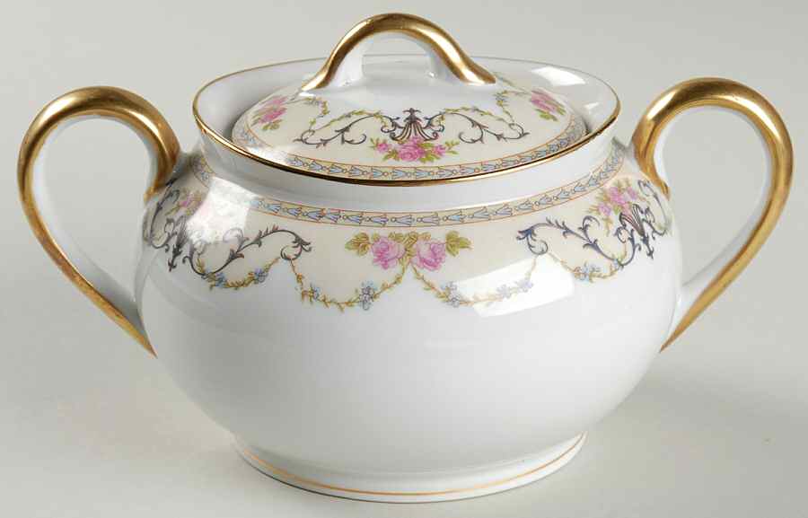 Majestic Sugar Bowl & Lid by Noritake-1