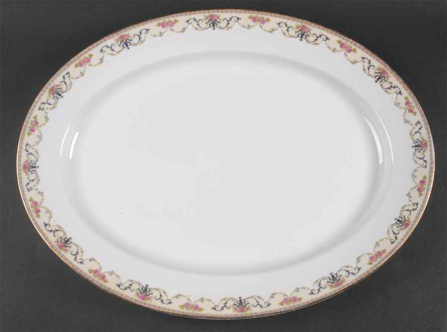 Majestic 18" Oval Serving Platter by Noritake-1