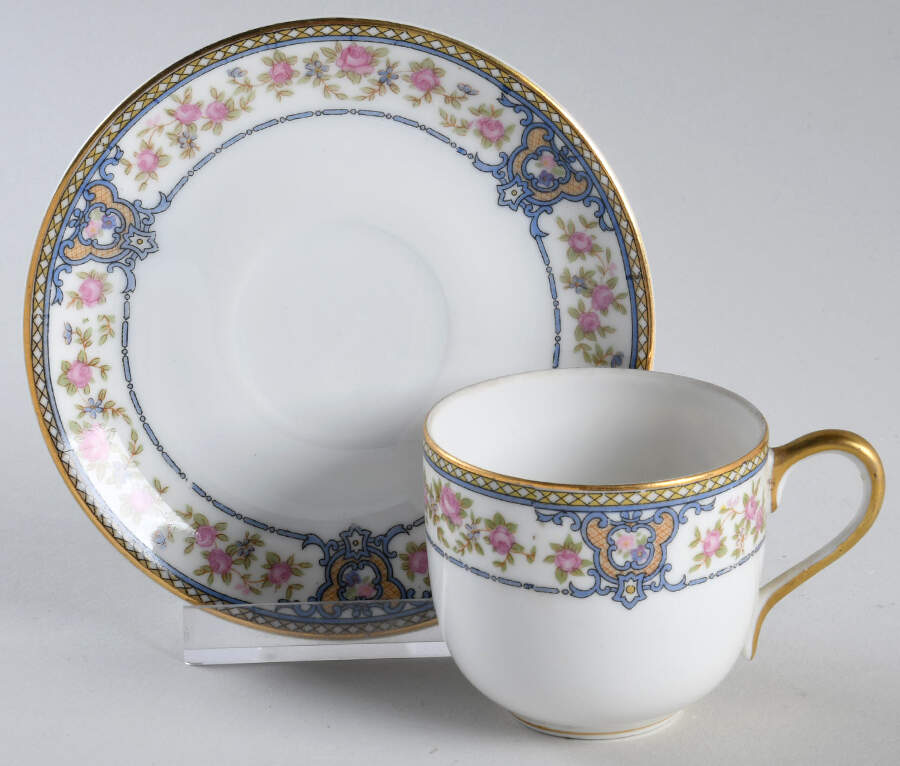 The Malay Flat Demitasse Cup & Saucer Set by Noritake-1
