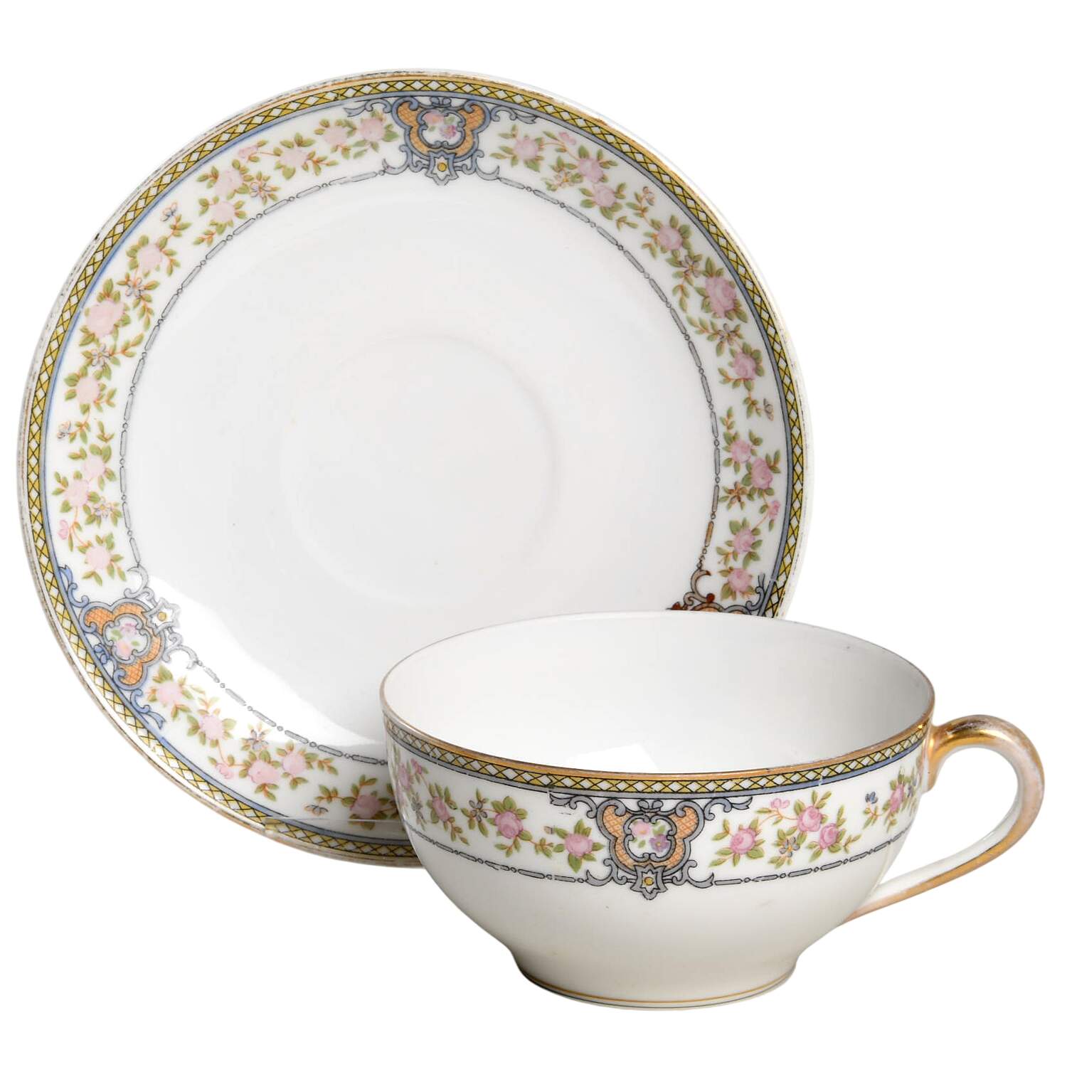 The Malay Flat Cup & Saucer Set by Noritake-1