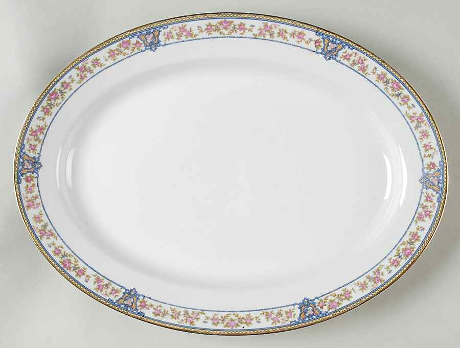 The Malay 14" Oval Serving Platter by Noritake-1