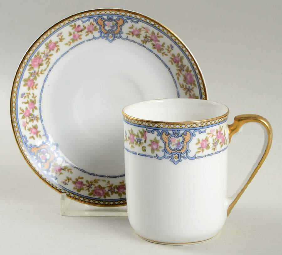 The Malay Flat Demitasse Cup & Saucer Set by Noritake-1