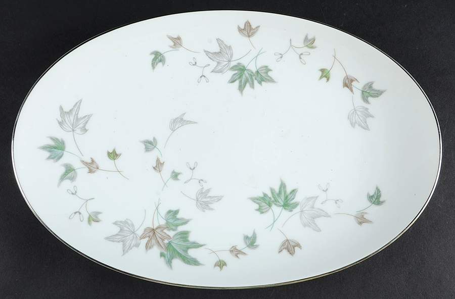 Maple Leaf 12" Oval Serving Platter by Noritake-1