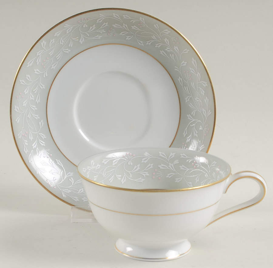Malibu Footed Cup & Saucer Set by Noritake-1