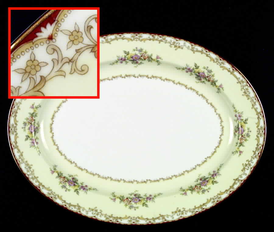 Malona 16" Oval Serving Platter by Noritake-1