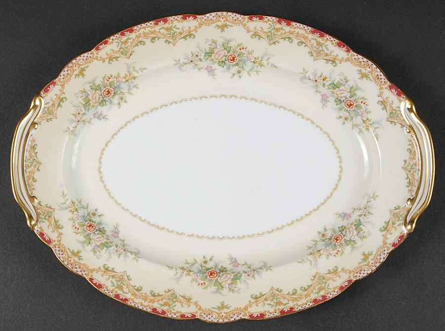 Malta 11" Oval Serving Platter by Noritake-1