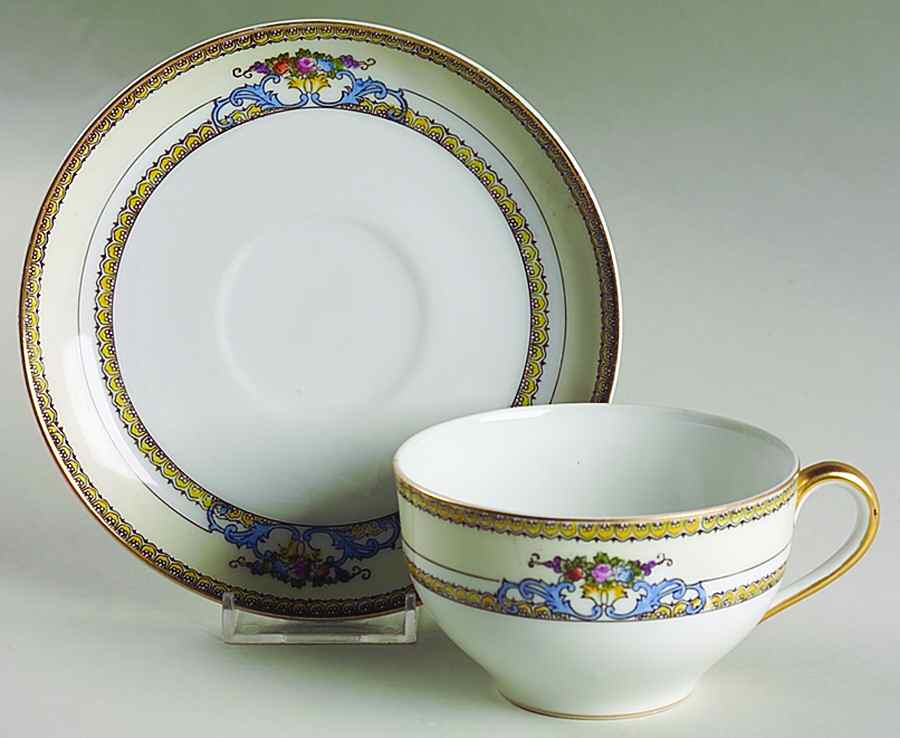 Malvern Oversized Cup & Saucer Set by Noritake-1