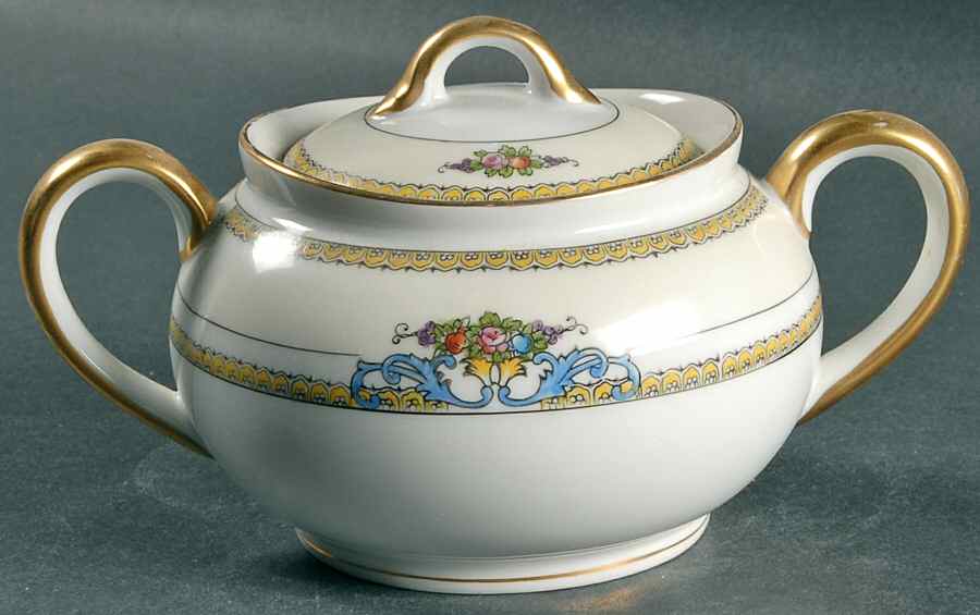 Malvern Sugar Bowl & Lid by Noritake-1
