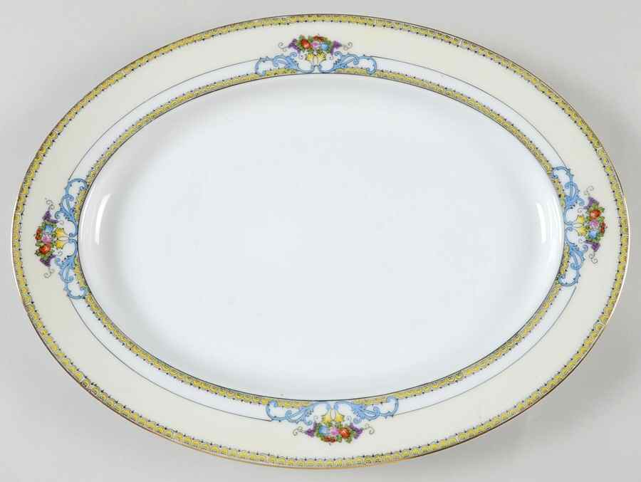Malvern 13" Oval Serving Platter by Noritake-1