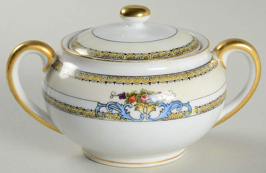 Malvern Mini Sugar Bowl & Lid by Noritake-1