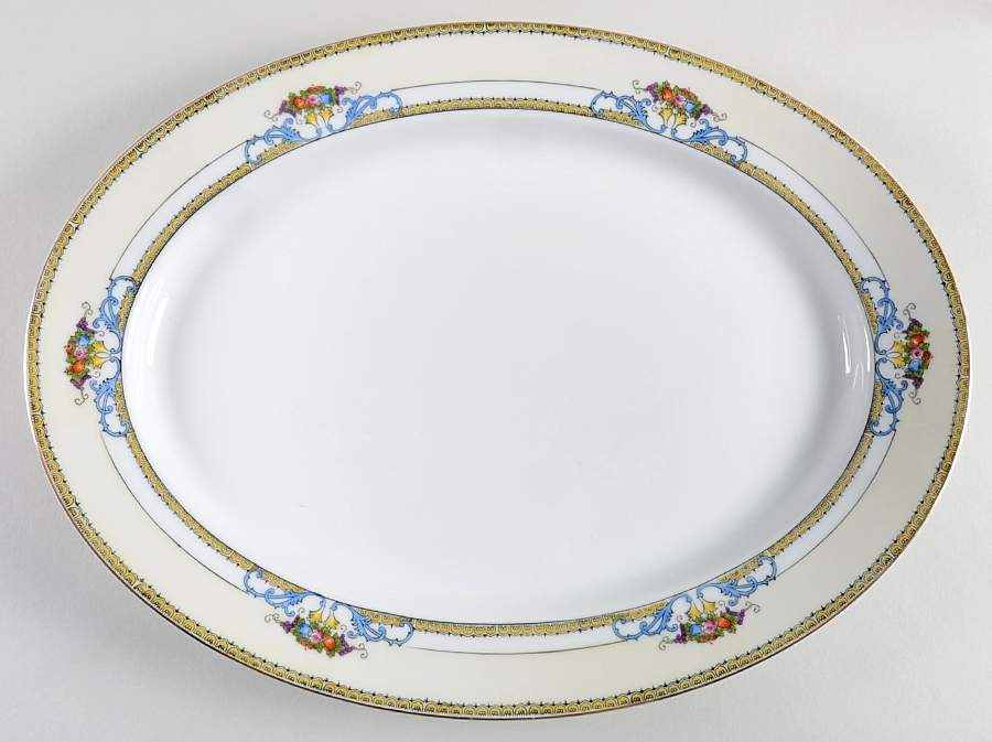 Malvern 16" Oval Serving Platter by Noritake-1
