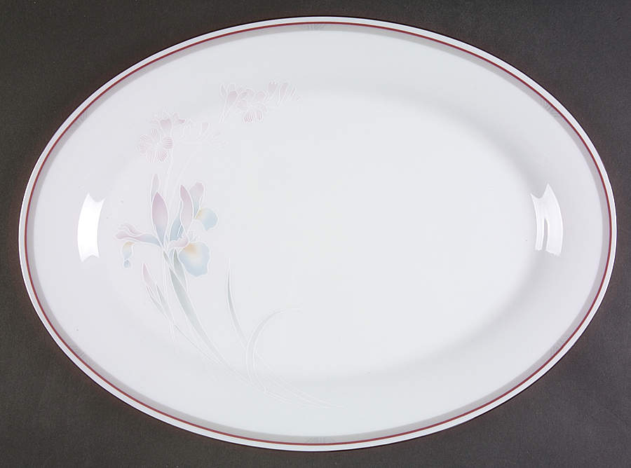Malverne 14" Oval Serving Platter by Noritake-1