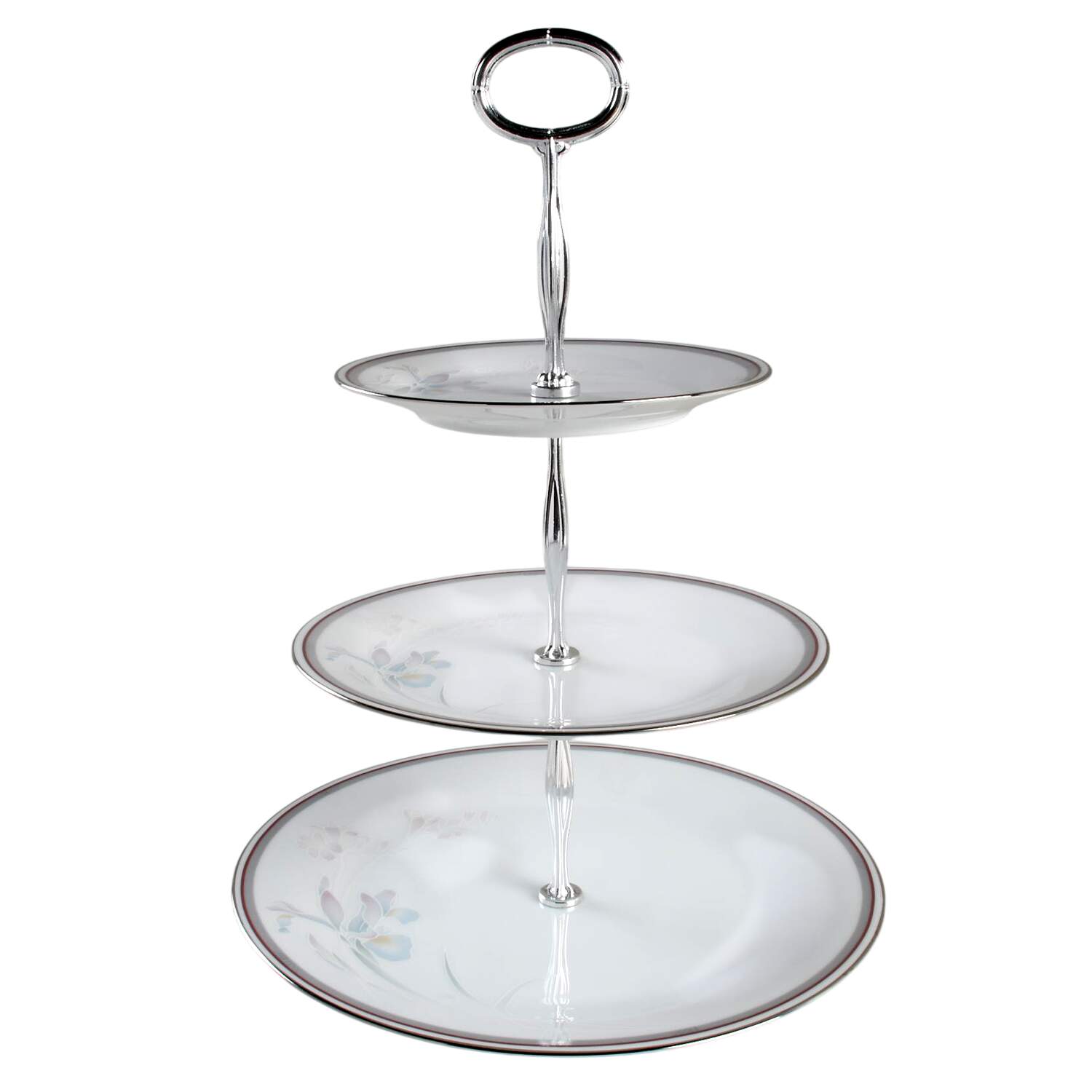 Malverne 13 7/8"-14 1/4" 3-Tiered Serving Tray(DP,SP,BB) HC by Noritake-1