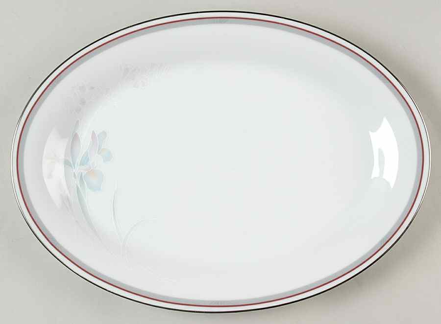 Malverne 12" Oval Serving Platter by Noritake-1