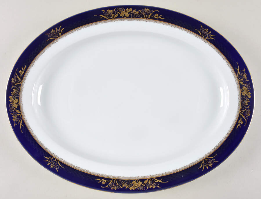 Mandalay 16" Oval Serving Platter by Noritake-1