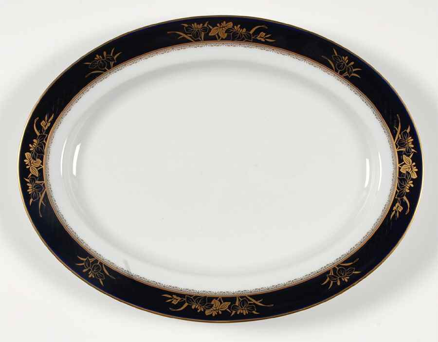 Mandalay 13" Oval Serving Platter by Noritake-1