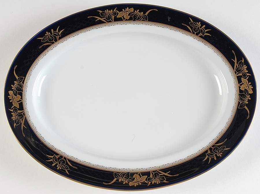 Mandalay 11" Oval Serving Platter by Noritake-1