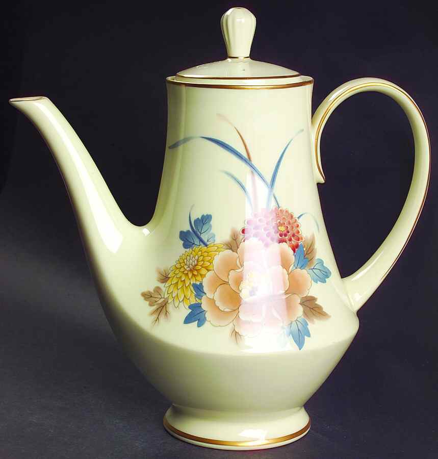 Mantigo Coffee Pot & Lid by Noritake-1