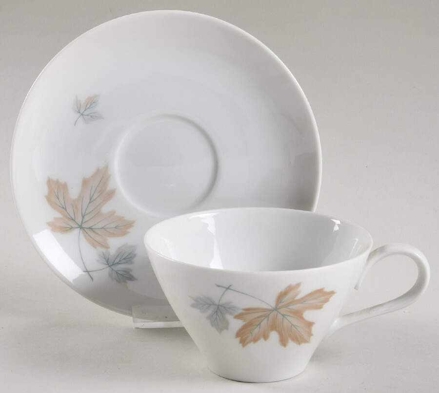 Maplewood Flat Cup & Saucer Set by Noritake-1