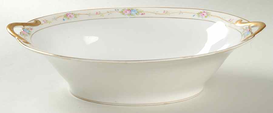 Marguerite 10" Oval Vegetable Bowl by Noritake-1