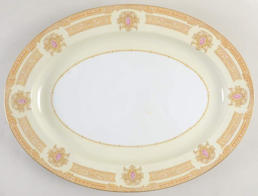 Marcia 16" Oval Serving Platter by Noritake-1