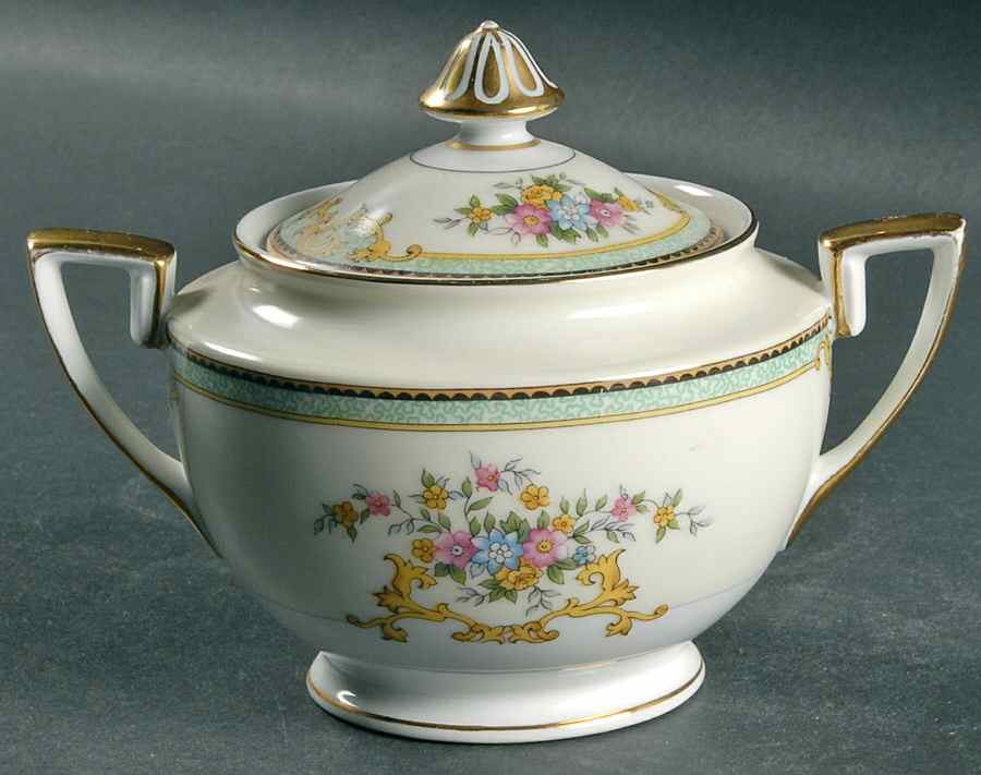 Marcell Sugar Bowl & Lid by Noritake-1