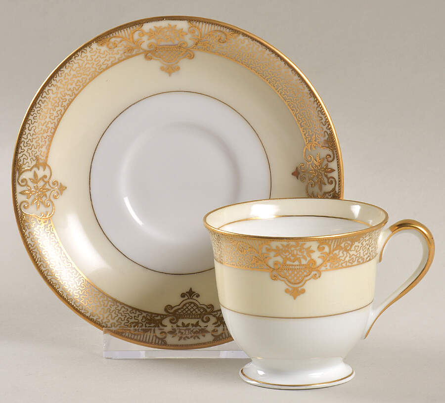 Marcisite Demitasse Cup & Saucer Set by Noritake-1