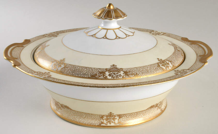 Marcisite Round Covered Vegetable by Noritake-1