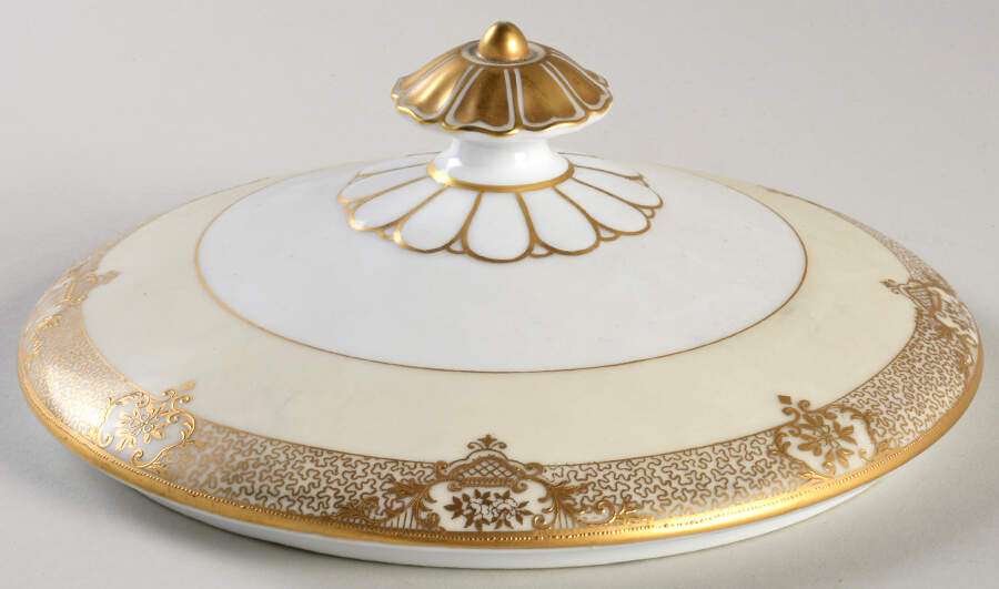 Marcisite Lid for Round Vegetable by Noritake-1