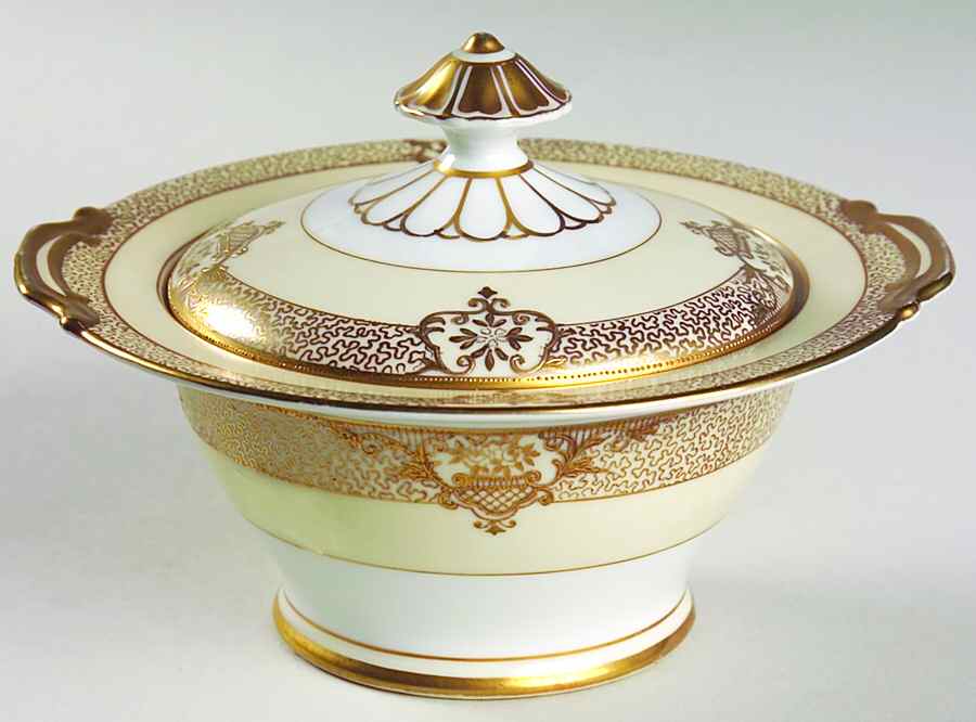 Marcisite Sugar Bowl & Lid by Noritake-1