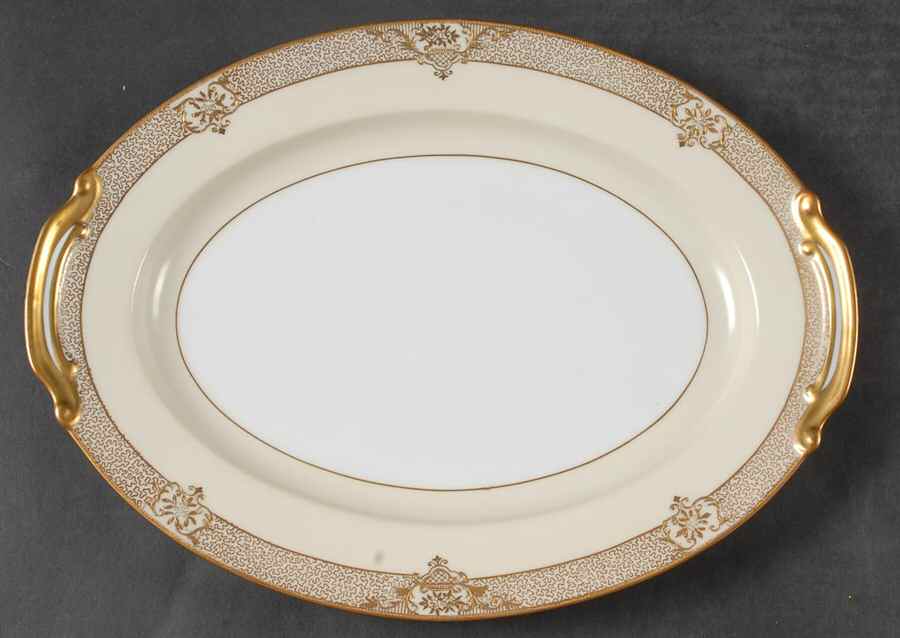 Marcisite 11" Oval Serving Platter by Noritake-1