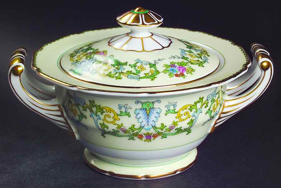 Marcola Sugar Bowl & Lid by Noritake-1