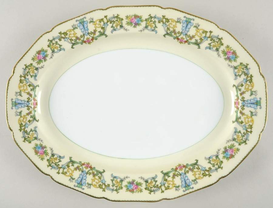 Marcola 13" Oval Serving Platter by Noritake-1