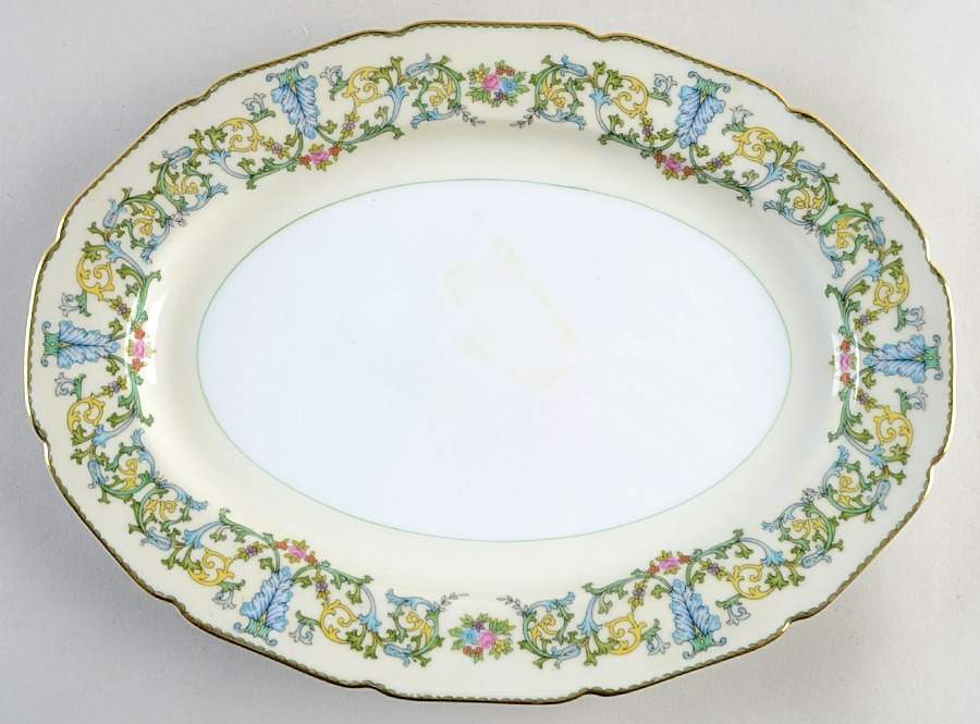 Marcola 11" Oval Serving Platter by Noritake-1