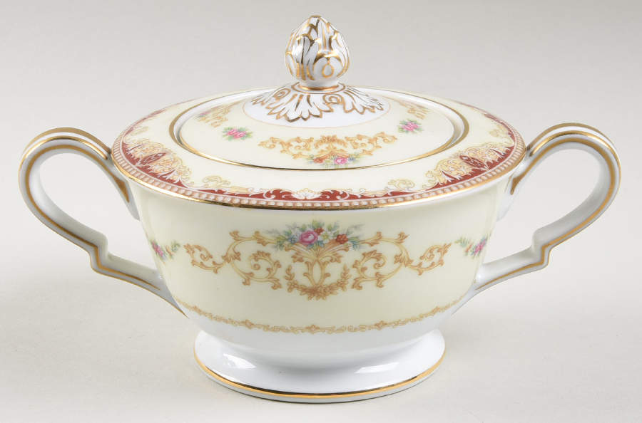 Marengo Sugar Bowl & Lid by Noritake-1