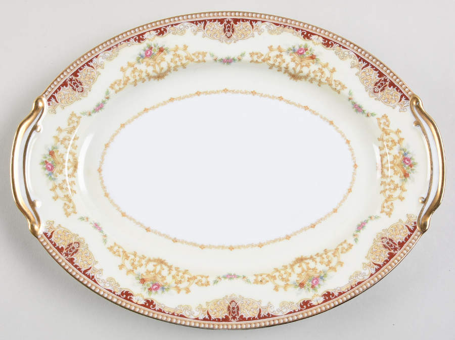 Marengo 11" Oval Serving Platter by Noritake-1