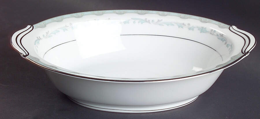 Margaret 10" Oval Vegetable Bowl by Noritake-1